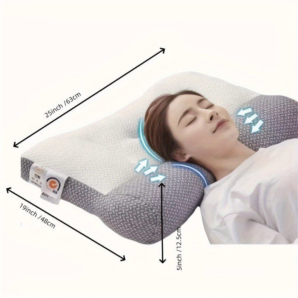 Adjustable Neck Pillow - Ergonomic Memory Foam Cervical Support